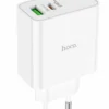 מטען קיר מהיר Hoco C113A PD 65W – יציאות כפולות Type-C ו-USB