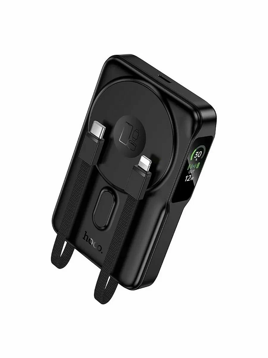 סוללת גיבוי מגנטית Hoco Q48 10000mAh – פתרון 4-ב-1 עם MagSafe וטעינה ל-Apple Watch – תמונה 3