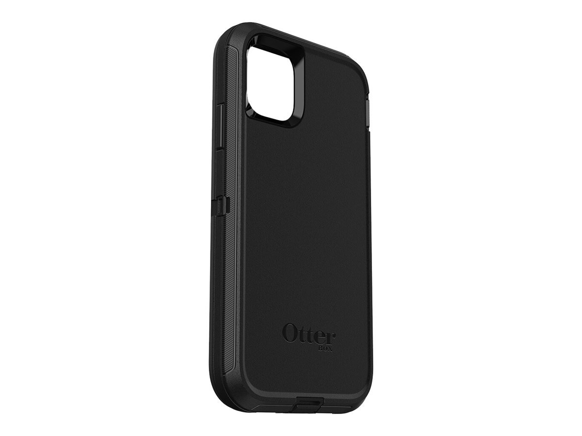 כיסוי לאייפון 11 Otterbox Defender שחור — מגן פרימיום עמיד במיוחד עם קליפס לחגורה – תמונה 3