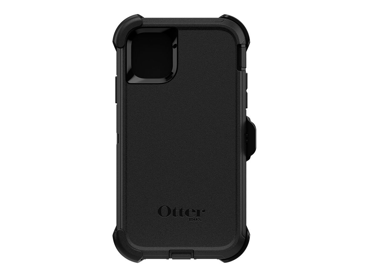 כיסוי לאייפון 11 Otterbox Defender שחור — מגן פרימיום עמיד במיוחד עם קליפס לחגורה – תמונה 6