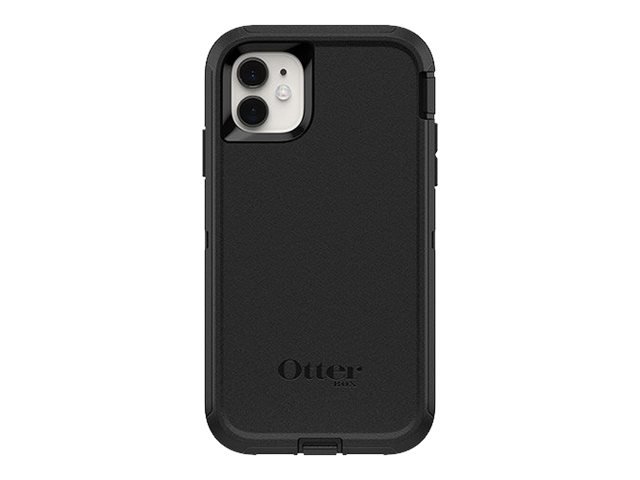 כיסוי לאייפון 11 Otterbox Defender שחור — מגן פרימיום עמיד במיוחד עם קליפס לחגורה