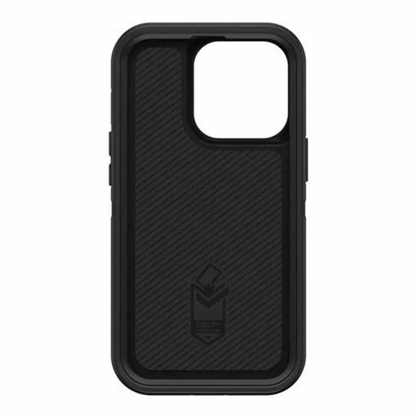 Alternative view of מגן Otterbox Defender לאייפון 14 צבע שחור — הגנה צבאית עמידה ומסיבית מחבטות ונפילות