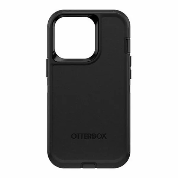 Alternative view of כיסוי לאייפון 15 פרו Otterbox Defender שחור — מגן פרימיום עמיד במיוחד עם קליפס לחגורה