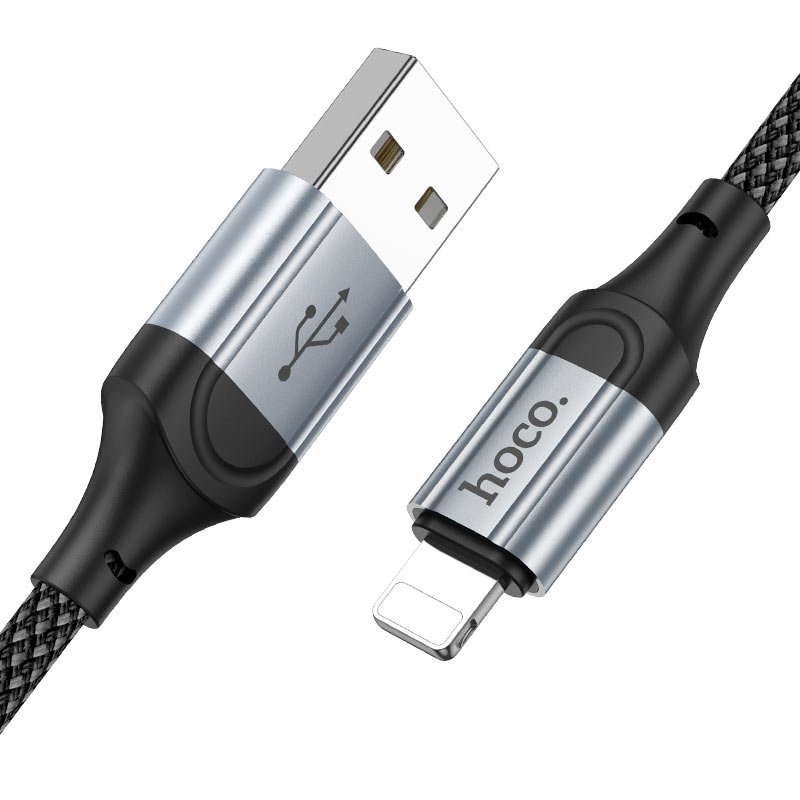 כבל לאייפון hoco X102 Lightning — כבל טעינה מהירה והעברת נתונים חזק ועמיד