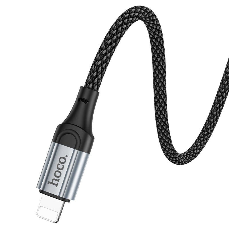 כבל לאייפון hoco X102 Lightning — כבל טעינה מהירה והעברת נתונים חזק ועמיד – תמונה 3