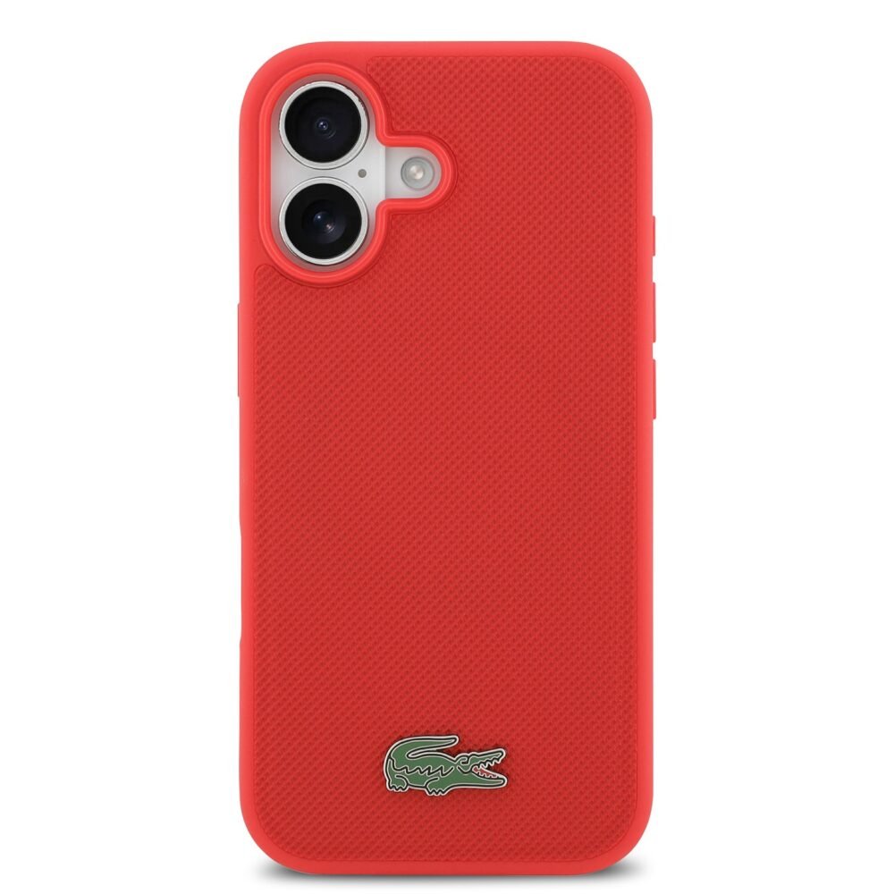 כיסוי MagSafe מקורי LACOSTE לאייפון 17 (iPhone 17) — אדום