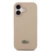 כיסוי MagSafe מקורי LACOSTE לאייפון 17 (iPhone 17) — בז' (Beige)