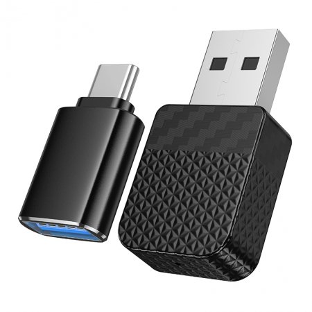 מתאם קארפליי אלחוטי Hoco HU3 — חיבור WiFi ו-Bluetooth 5.0 לרכב