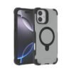 כיסוי MagSafe יוקרתי Grip Case Legend Pro עם סטנד מובנה לאייפון 13, 14, 15 ו-16e — אפור