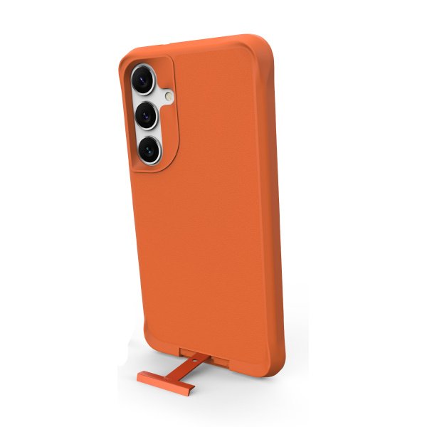 כיסוי מגנטי Grip Case Matrix ל-Galaxy S24 ו-S25: רגלית מובנת לצפייה נוחה, תמיכה מלאה בטעינה אלחוטית והגנה קשוחה