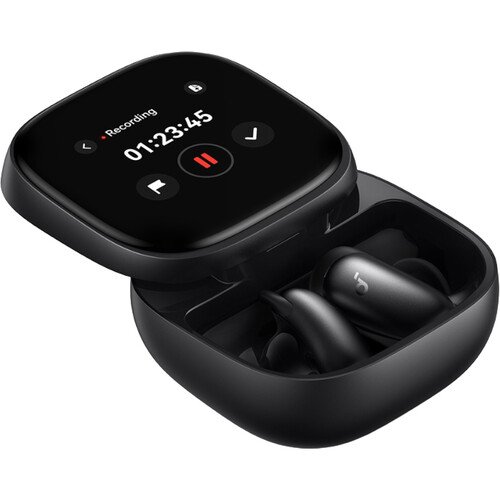 אוזניות אלחוטיות Anker Soundcore Liberty 5 Pro Max סינון רעשים אקטיבי Adaptive ANC 4.0 ומסך מגע AMOLED – תמונה 5