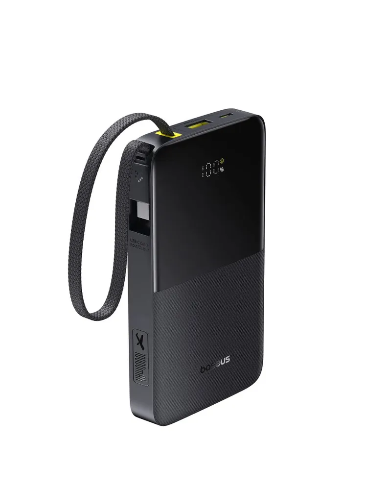 Alternative view of סוללת גיבוי Baseus EnerFill FC51 Bipow2 Pro 10000mAh 22.5W עם כבל מובנה — טעינה מהירה וניידות מושלמת