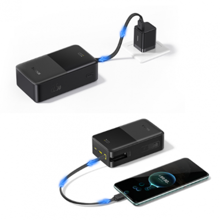 Alternative view of סוללת גיבוי Baseus EnerFill FC51 30000mAh 22.5W עם כבל USB-C מובנה — קיבולת ענקית וטעינה מהירה