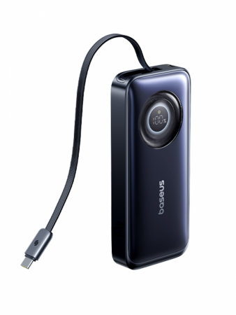סוללת גיבוי Baseus EnerCore CR11 20000mAh 67W עם כבל USB-C נשלף — טעינה מהירה ועוצמתית לניידים וסמארטפונים – תמונה 4